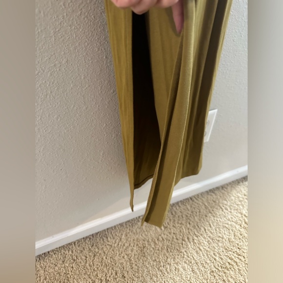 A9 - 479 Lulus Opening Night Olive Green Cutout Bodycon maxi dress size medium - Picture 11 of 14